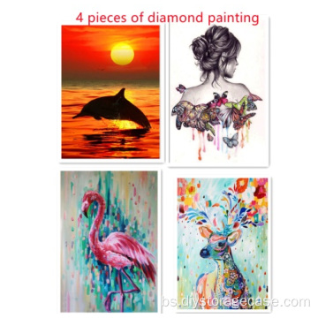 DIY Diamond Painting 30 * 40 Četiri dijamantska križa